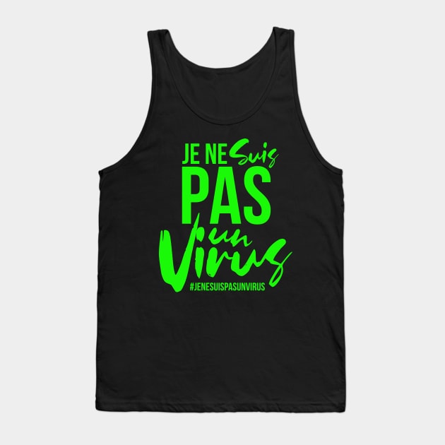 je ne suis pas un virus Tank Top by Amelia Emmie